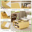 Table basse à plateau relevable avec rangement