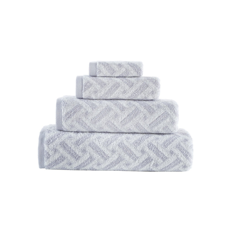 Serviette de toilette Brooks Brothers, Argent