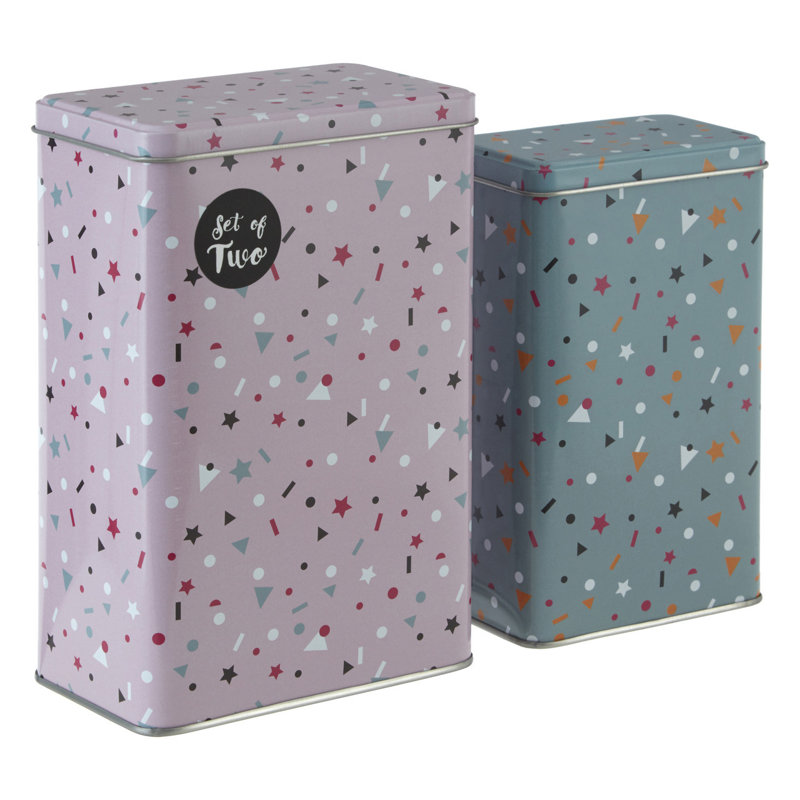 Metal Canister - Set of 2