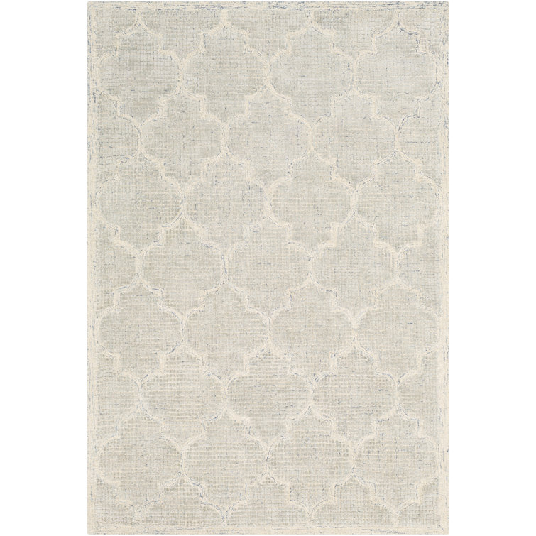 Palm Hand Tufted Geometric Indoor Rug