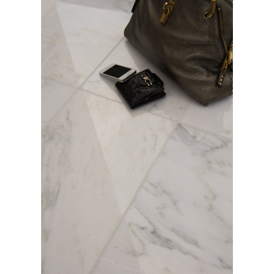 Marble Clco Calacata Oro 4 in. x 8 in. Polished Marble Floor and Wall Tile (4.4 sq. ft./Case)