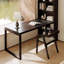 Bureau combiné en bois massif noir avec bibliothèque-1472621852-1472621824