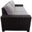 37.4'' Wide Aluminum Patio Sofa with Cushions