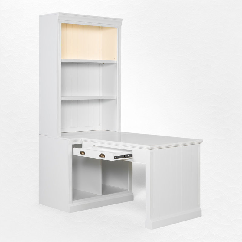 Computer Desk With Tall Bookshelf
