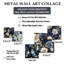 Gisele - ensemble d'art mural floral de 5