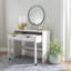Bureau extensible minimaliste avec tiroirs Hundo-277831791