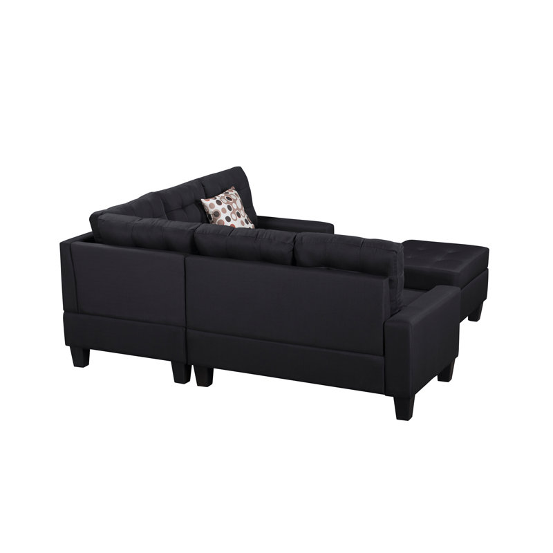 Ensemble de canapé luxueux rembourré en polyester avec structure en bois robuste et confort amélioré, parfait pour les salons modernes