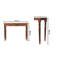110cm Solid Wood Console Table