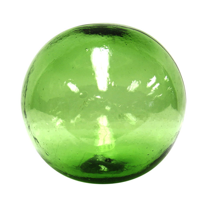 Sculpture sphère verte fée
