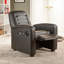 85.5cm Wide Faux Leather Rocker