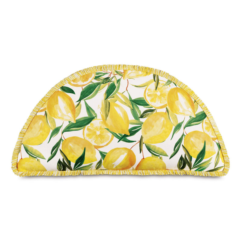 Meyer Lemon Reversible Throw Pillow