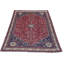 Pragna Oriental Area Rug in Red
