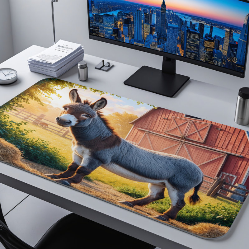 Polyester Desk Pad, 31.5x15.5