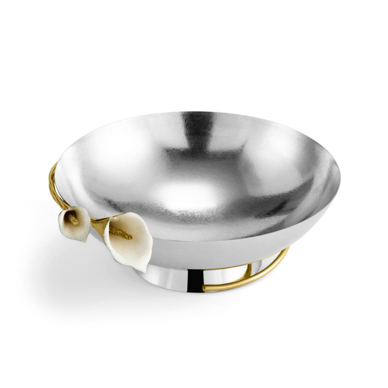 Calla Lily Bowl, 5" H x 10.5" W x 11.5" D