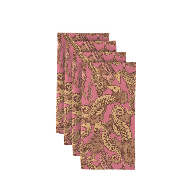 Gormley Polyester Animals/Nature Square Napkin