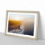 Sunrise over a Beach in France - Picture Frame Painting Print-55613551-55613556
