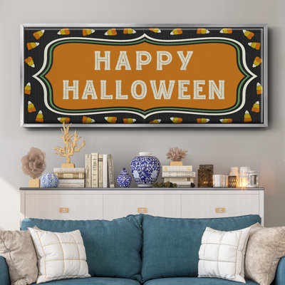 Happy Hallowween - toile encadrée