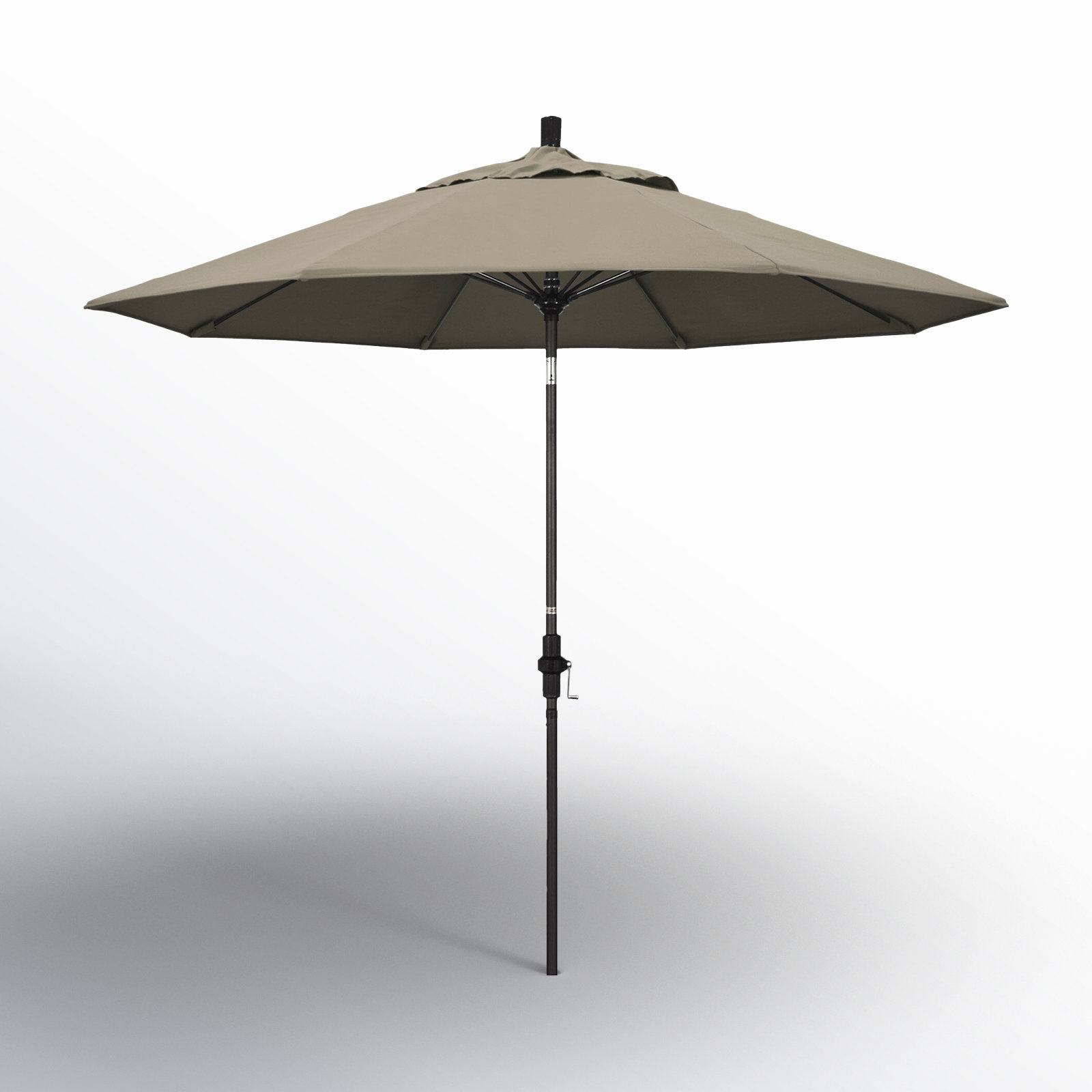 Roverta 9' Market Sunbrella® Umbrella, Taupe, Brown