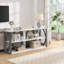 Console industrielle avec rangement, idéale pour le vestibule, le salon, le vestibule, le couloir, alliant élégance et fonctionnalité-536747355
