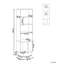 Quaniya 180 cm H Iron Bookcase-238641725