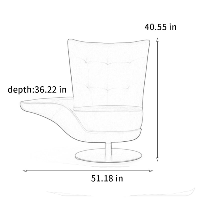 Fauteuil rotatif à 360 °