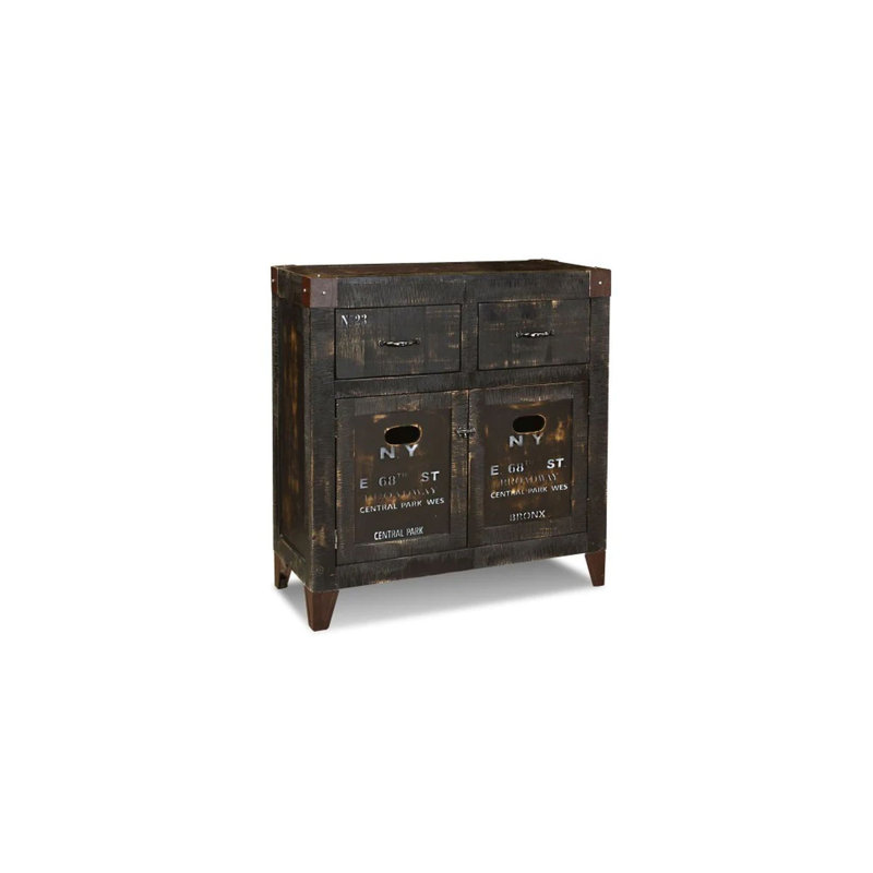 Jaiking 14'' Solid Wood Bar Cabinet