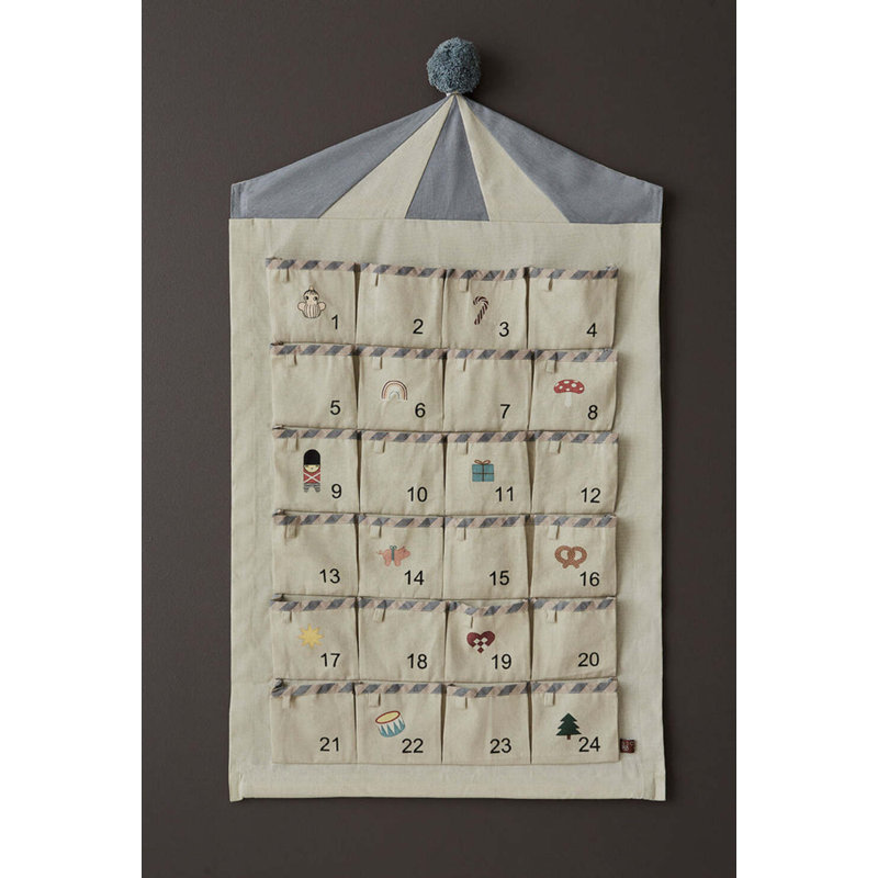 Circus Christmas Calendar Wall Hanging