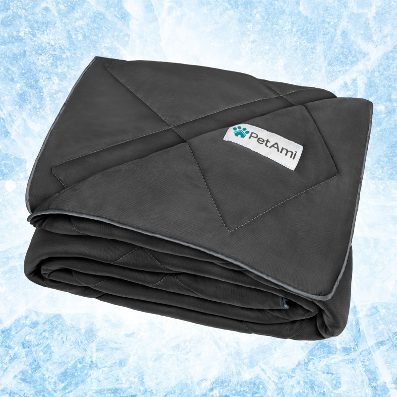 Cooling Nylon Pet Blanket, 80" x 60", Gray