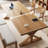Brown Rectangular Solid Wood desk-53728731