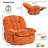 Jerrin Swivel Zero Gravity Recliner Power  Recliner Chair with Massage & Heat‌ – Oversized Swivel Rocker Chair for Adults, Home Theater Seat with USB-C Ports, Side Pocket, 360° Rotation Ergonomic Recliner for Living Room-864183644