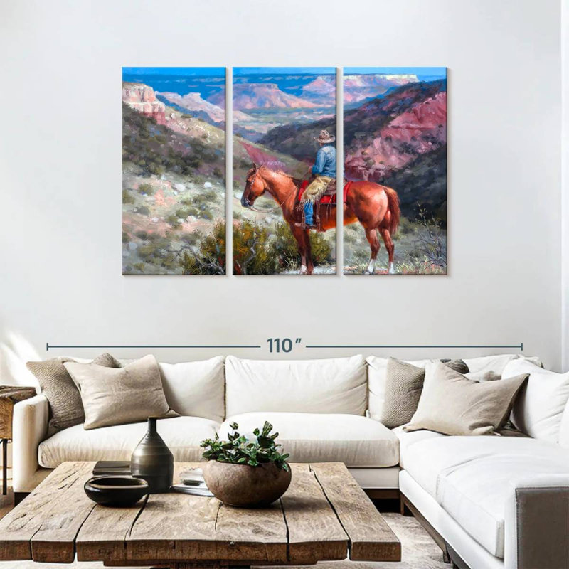 Lelar Mighty Pretty Spot, 48" H x 74" W