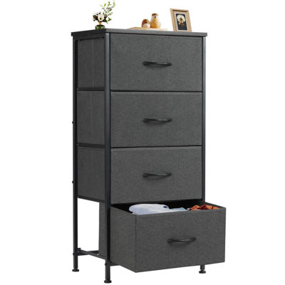 Dresser for Bedroom, White Dresser with 4 Drawers