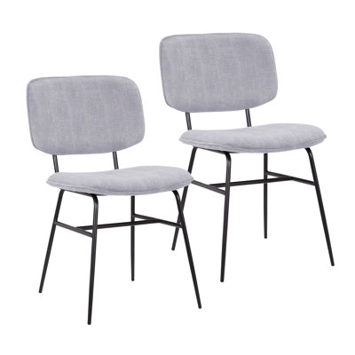 Chaise d'appoint rembourrée en velours Aquasco