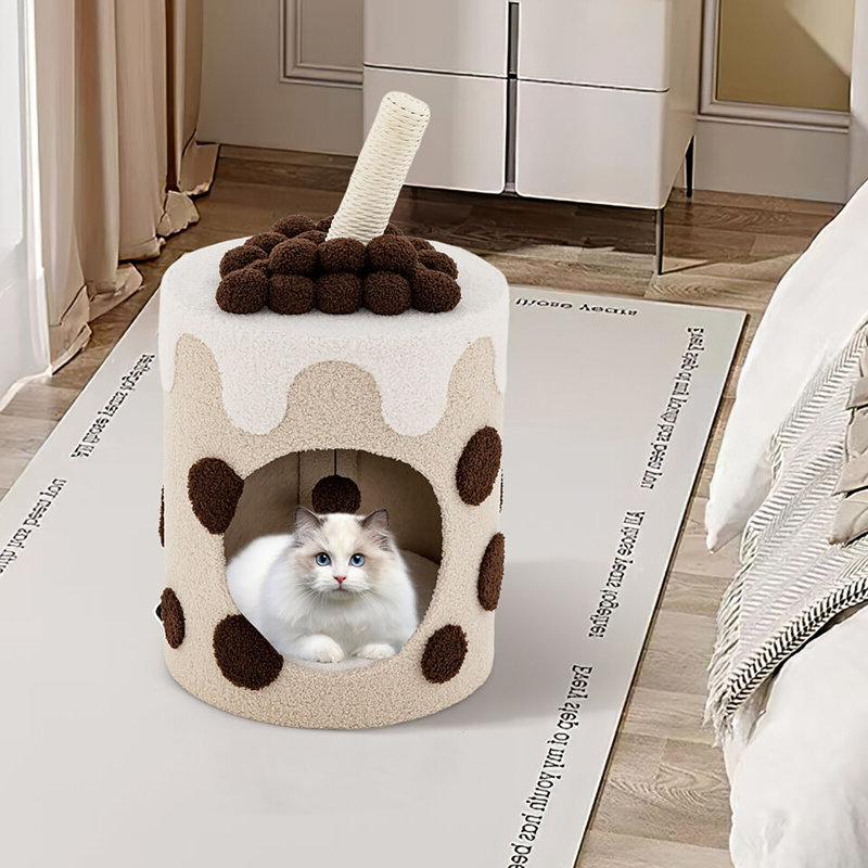 Lit pour animal de compagnie Deshuan, Brun