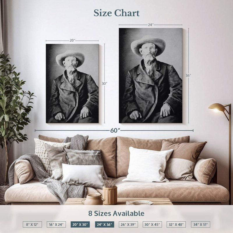 Lelar Jim Bridger, 36" H x 24" W