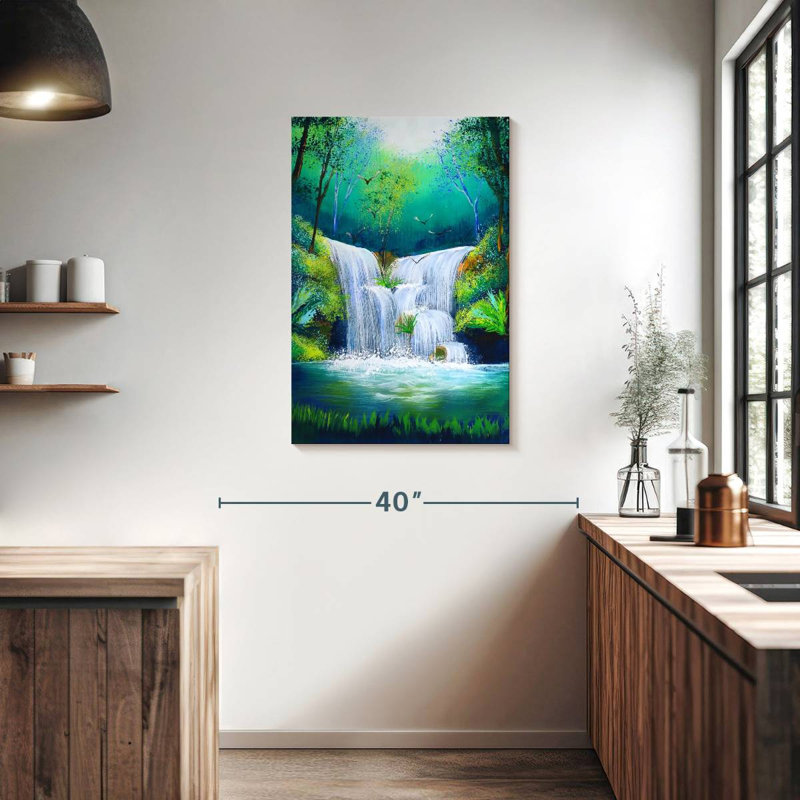 Alvord Waterfall, 36" H x 24" W