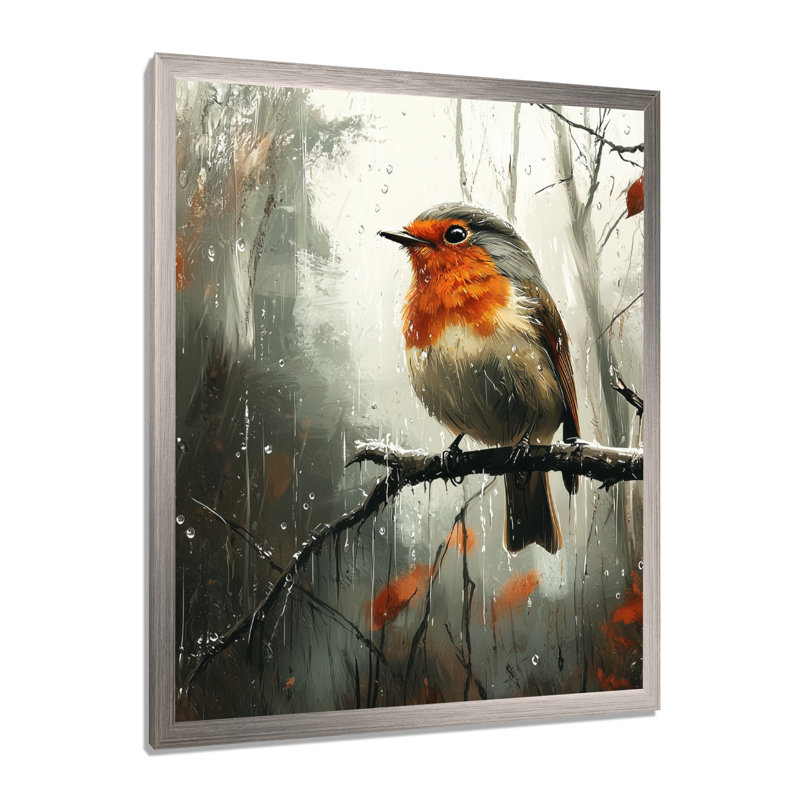 Lachance - Animals Canvas Art Print, 32" H x 16" W, Picture Framed, Silver