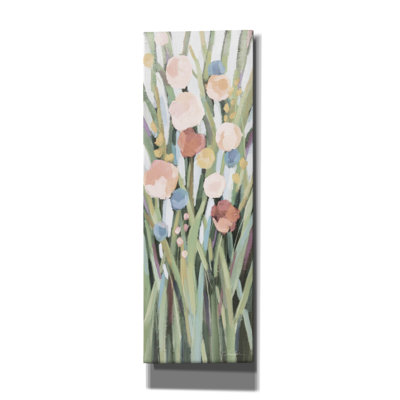 «Flowers In May 2 Mute» par Silvia Vassileva, art mural sur toile, 20 po x 60 po