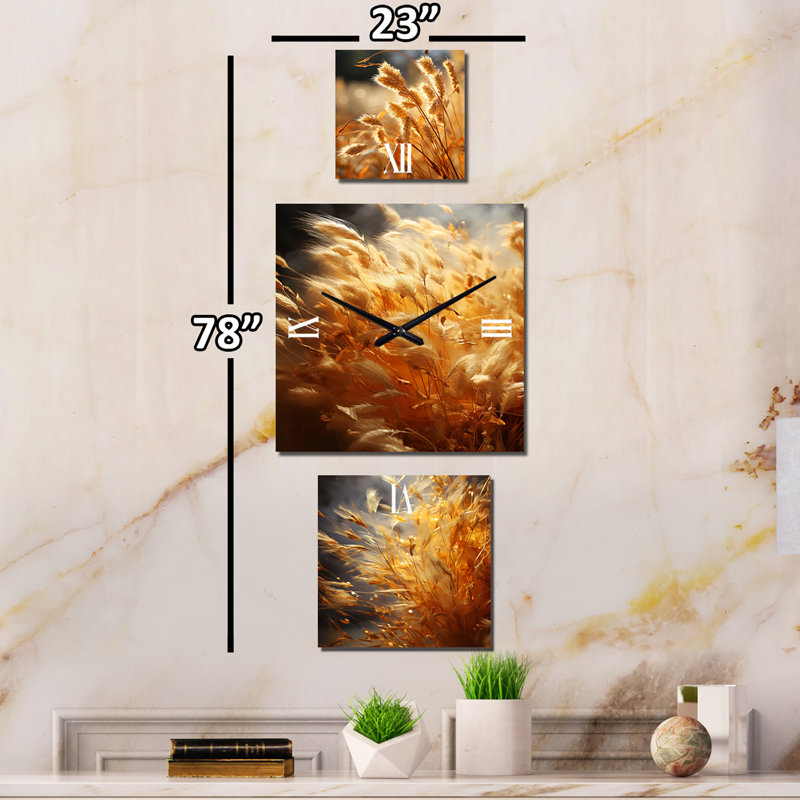 Suda Metal Wall Clock