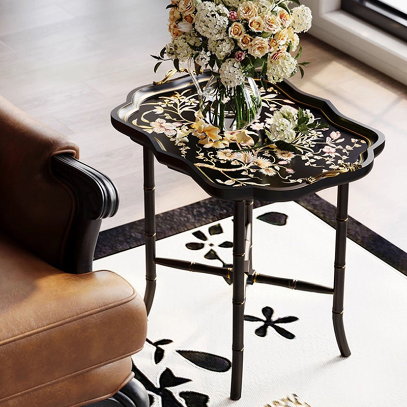 Modern Solid Wood End Table