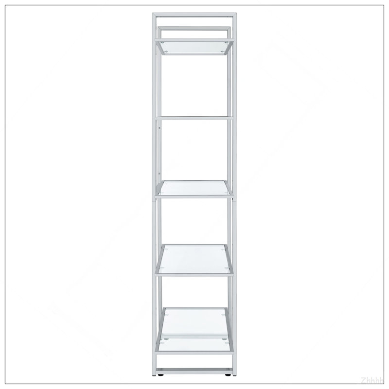 Colfax Clear 5-shelf Bookshelf
