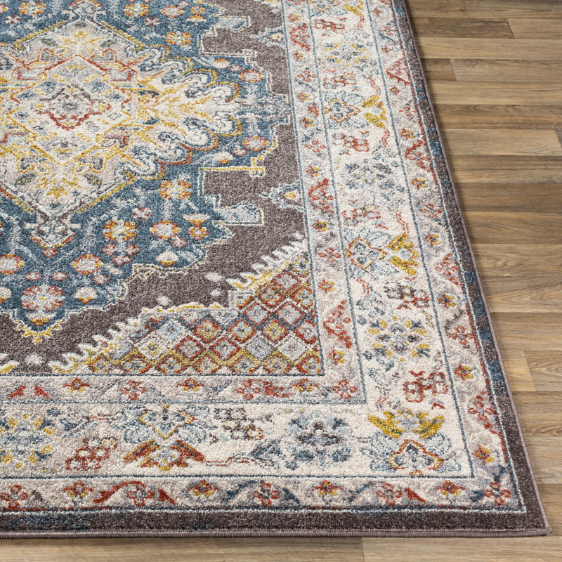 Flatiron Machine Woven Oriental Ivory Area Rug, Rectangle 7'10" x 10'3"