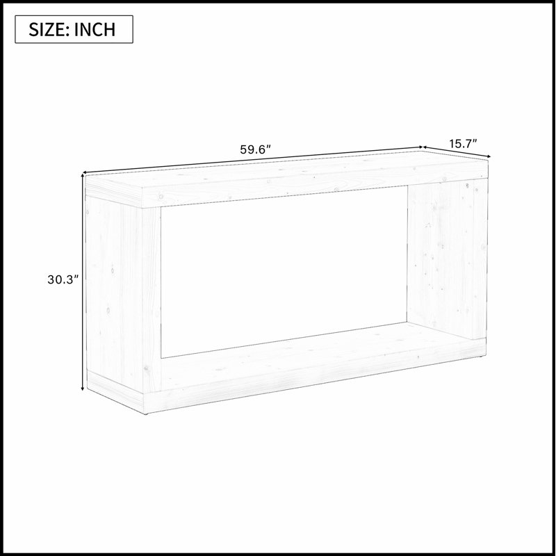 Modern Minimalist Entrance Table, Square Shaped with Fashion Design, Easy to Assemble for Various Home Spaces, Black