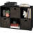 8-Cube Bookshelf, 11in Display Storage System, Organizer w/ Removable Back Panels-505169657-505169658