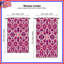 Rideaux de fenêtre à motif damassé rose, mauve et damas - 1 panneau-584153326-584153327