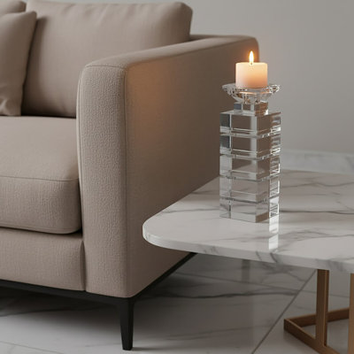 Glass Tabletop Tealight Holder