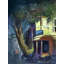 Village Night Life | Acrylique sur toile | Art par Harshad Godbole
