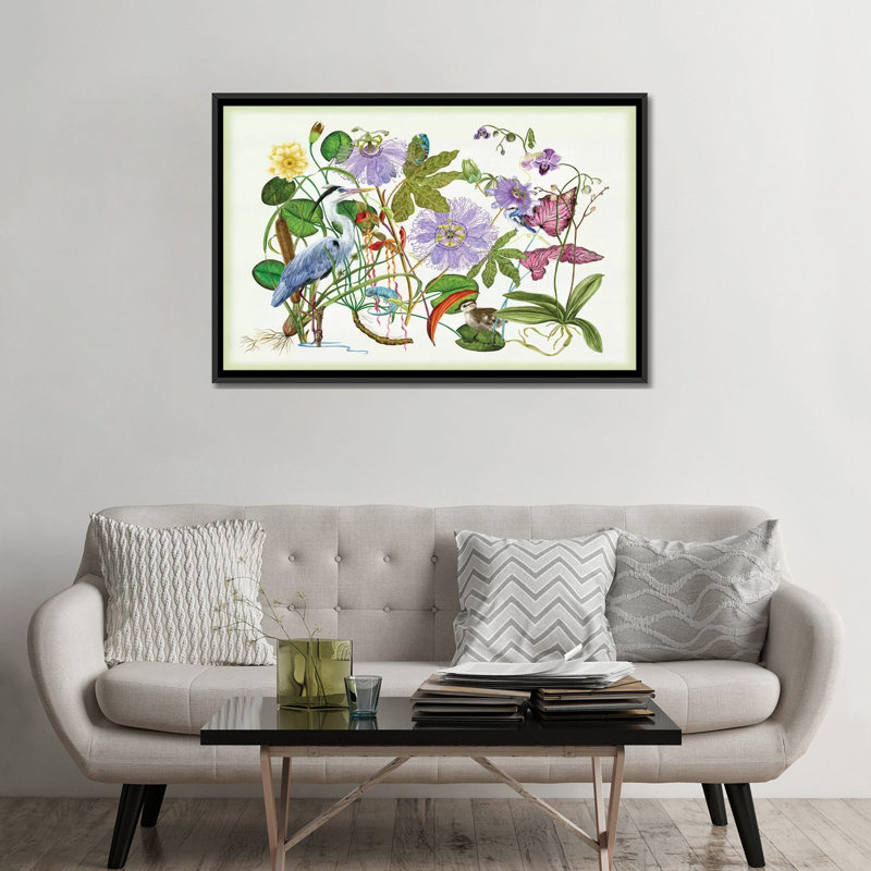 « hypnotisera », impression sur toile, H 18 po x l 26 po x P 1,5 po, Toile avec cadre noir, Pas de tapis