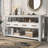 61.5'' Large Entryway Table with 4 Drawers