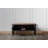 Traditional TV Unit with Spruce Wooden Top, Black Finish, 39.4 x 17.7 x 11.8 inches | 100% MDF Construction, 0.4-inch Thickness, Sturdy Hornbeam Legs | Elegant Storage Solution for Living Room & Entertainment Areas